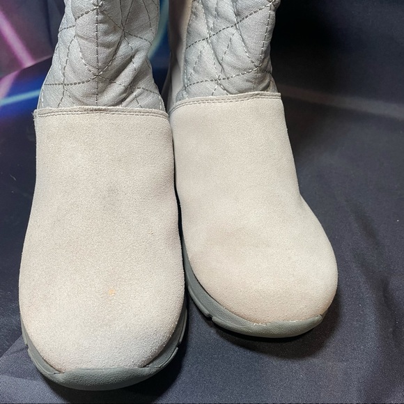 Lands End Quilted Side Zip Boot Women’s Size 7.5 - Picture 4 of 6